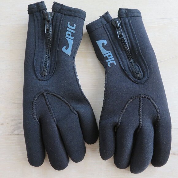 Vintage Scuba Diving Snorkeling Gloves Womens S Spearfishing Water Sports Zipper - Picture 5 of 11